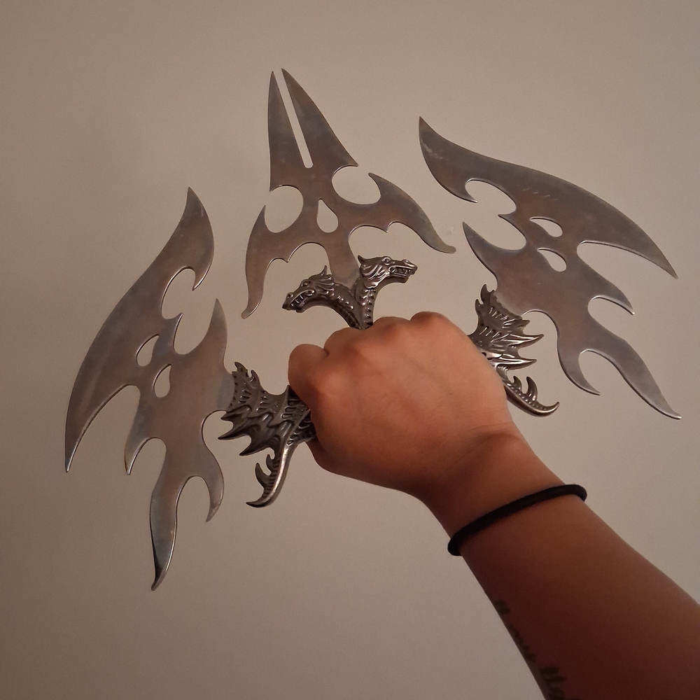 Silver Dragon Wall Decor